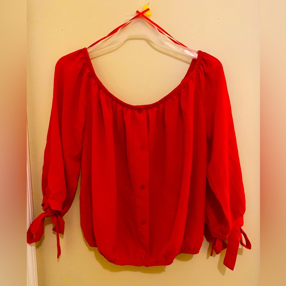 Red Crop Top